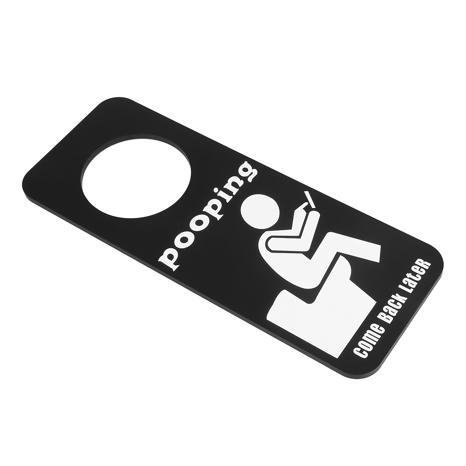 Home Bathroom Occupied Sign - ป้ายแขวนประตูห้องน้ำ ลาย 
