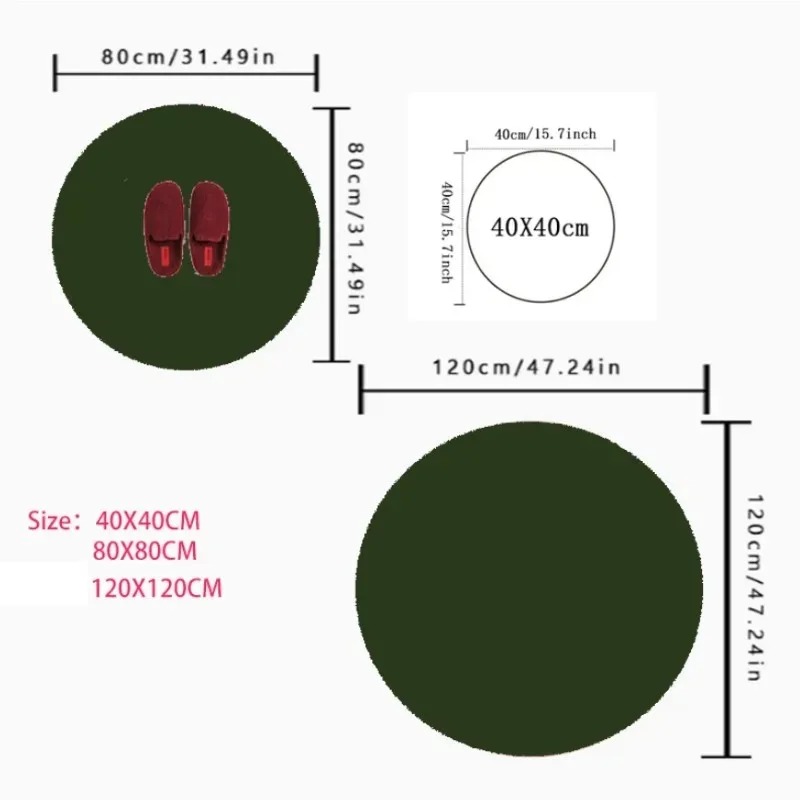 พรมทรงกลมสไตล์โบฮีเมียน ลายดอก - Home Toilet Bathroom Design บทวิจารณ์และราคา