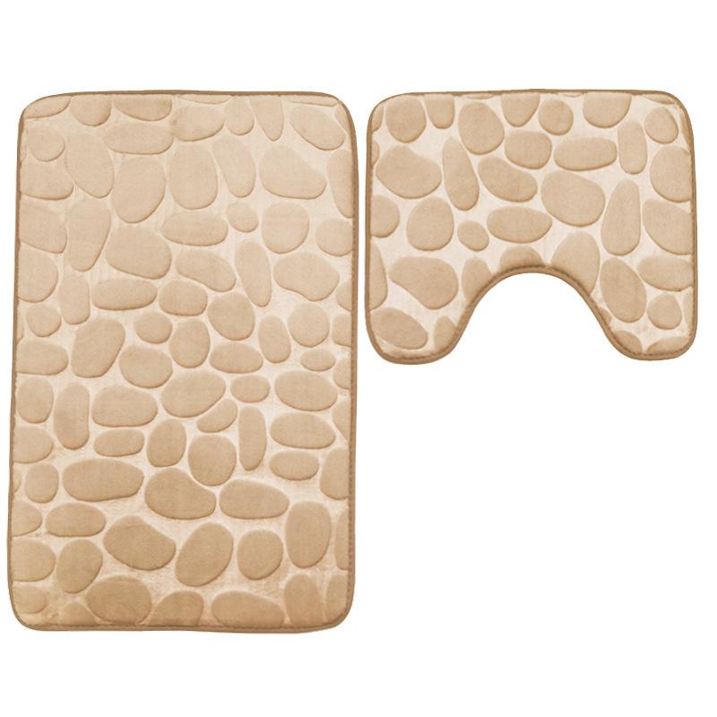ชุดพรมห้องน้ำสีเทา 1/2 ชิ้น กั - Home Toilet Bathroom Design บทวิจารณ์และราคา
