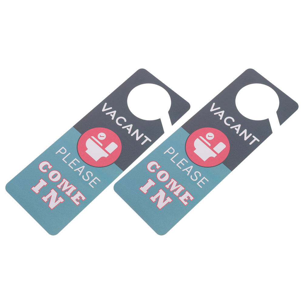ป้ายประตูห้องน้ำ 2 ชิ้น แบบสอง - Home Bathroom Occupied Sign บทวิจารณ์และราคา