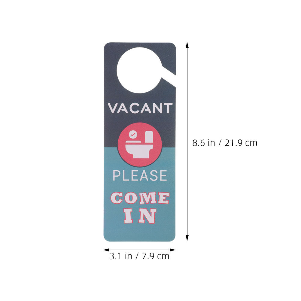 ป้ายประตูห้องน้ำ 2 ชิ้น แบบสอง - Home Bathroom Occupied Sign บทวิจารณ์และราคา