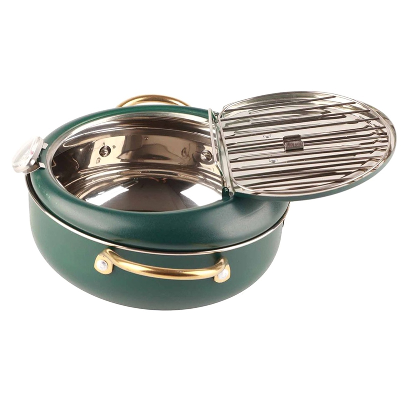 หม้อทอดพร้อมเทอร์โมมิเตอร์ กระ - Home Kitchen & Bathroom บทวิจารณ์และราคา