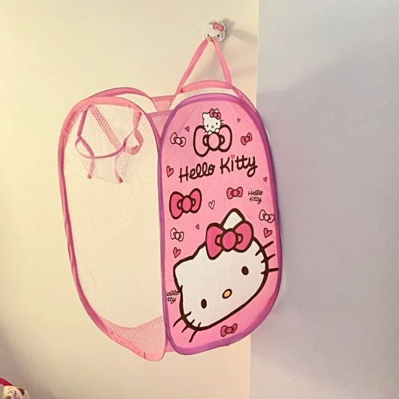 ตะกร้าผ้าพับได้ลายการ์ตูนน่ารั - Home Edit Bathroom Storage บทวิจารณ์และราคา