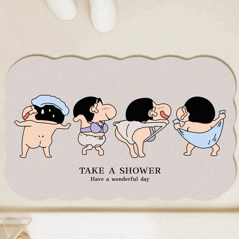 แผ่นรองดินสีเทียนลายการ์ตูนน่า - Japan Bathroom.Home บทวิจารณ์และราคา