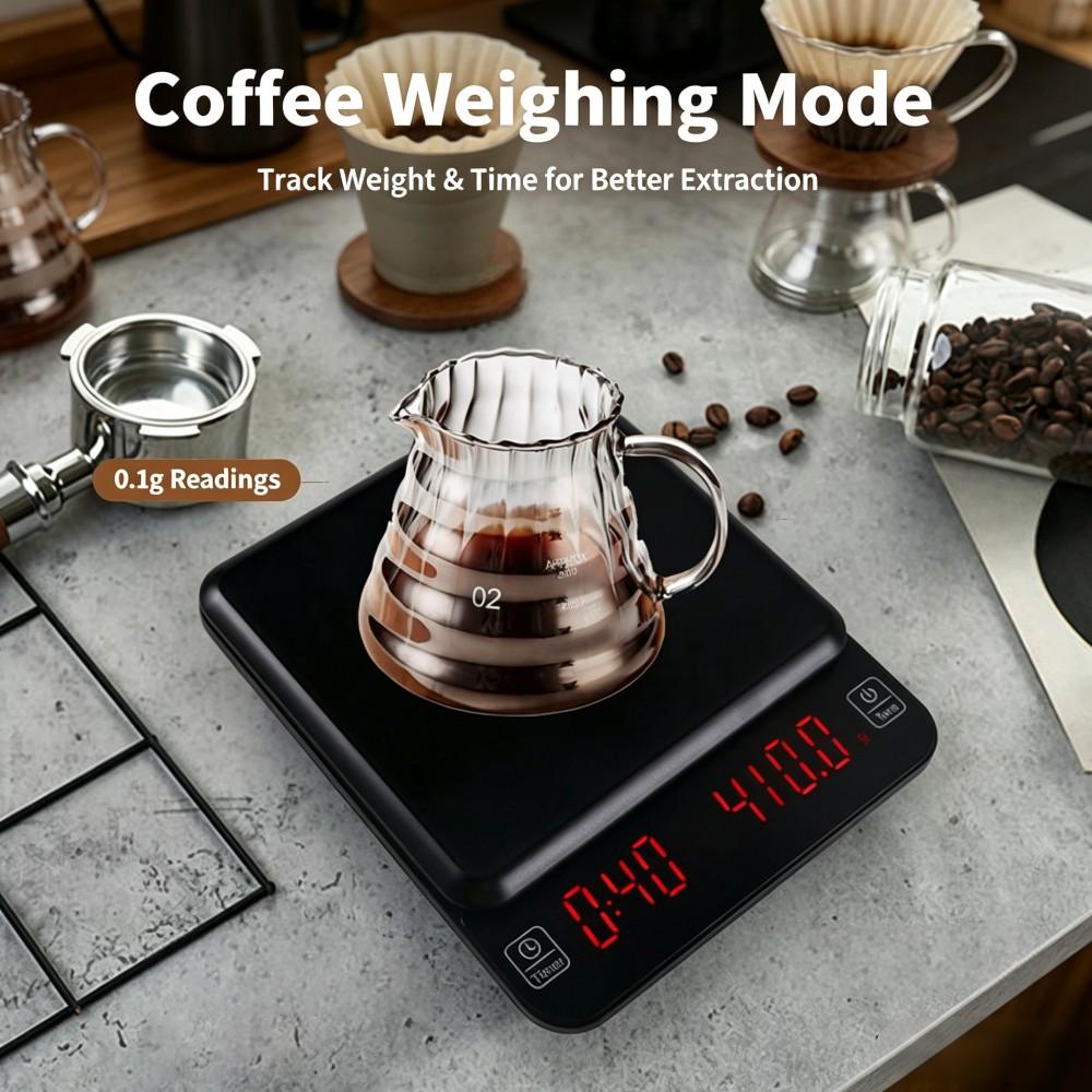 เครื่องชั่งกาแฟดิจิตอลความแม่น - Home Kitchen & Bathroom บทวิจารณ์และราคา