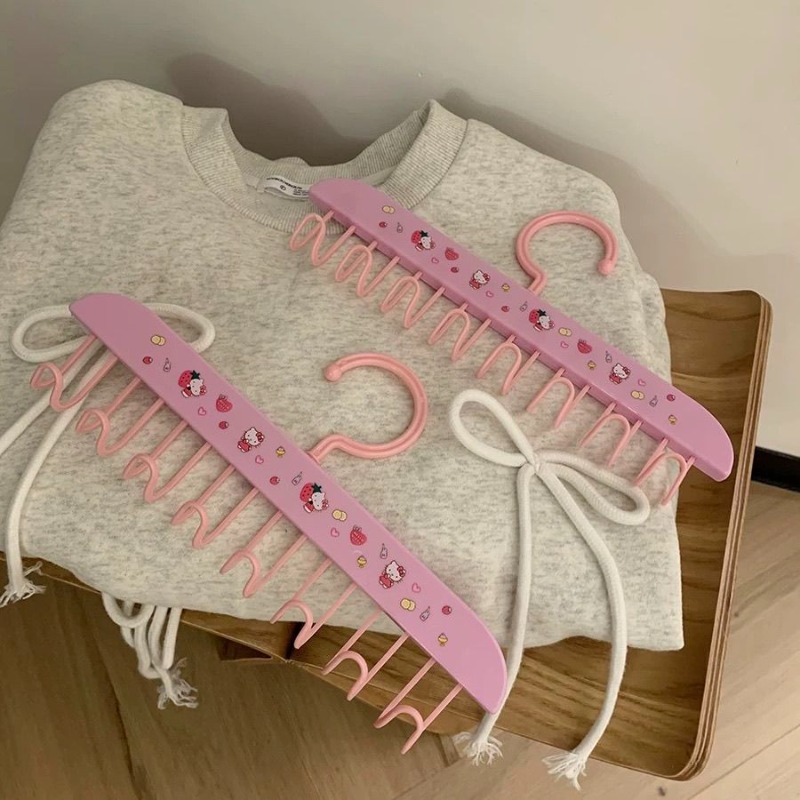 ตะขอแขวนเสื้อผ้าซานริโอ้สุดน่า - Home Edit Bathroom Storage บทวิจารณ์และราคา