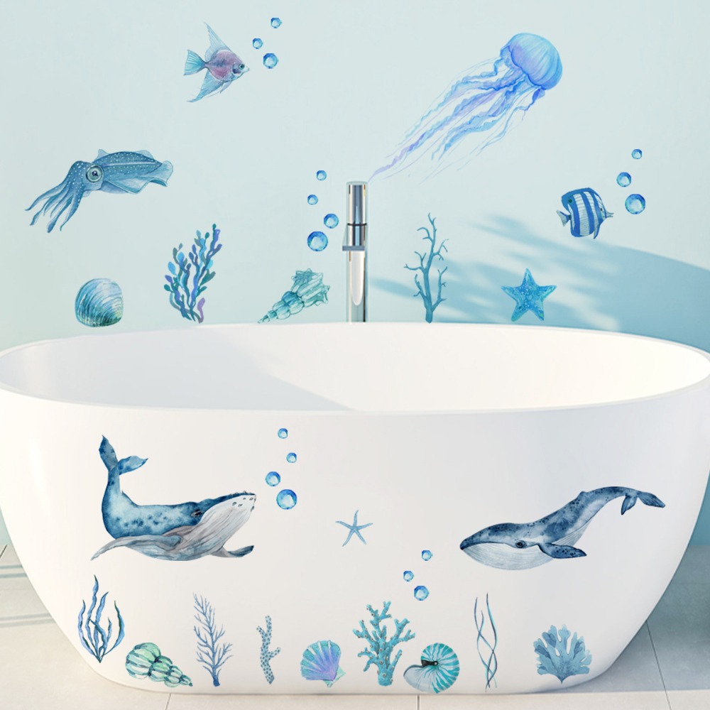 สติ๊กเกอร์ติดผนังลายอ่างอาบน้ำ - Home Bathroom Wallpaper บทวิจารณ์และราคา