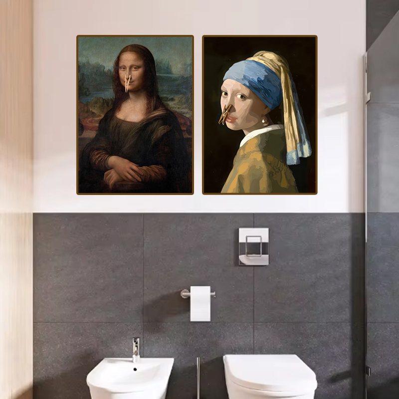 ภาพตกแต่งห้องน้ำลายกราฟิกแนวตล - Home Toilet Bathroom Design บทวิจารณ์และราคา