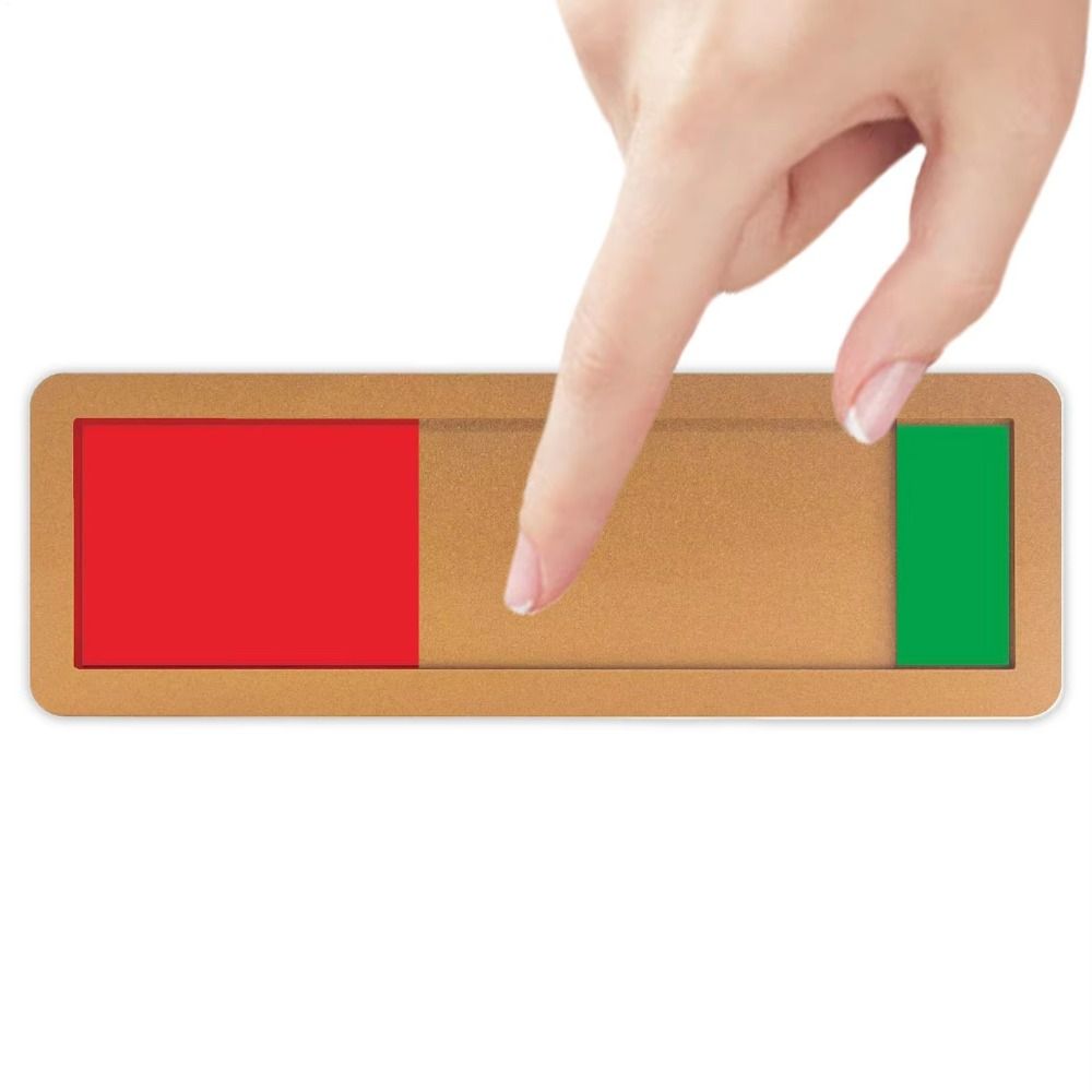 ป้ายแสดงสถานะห้องน้ำอะคริลิกทน - Home Bathroom Occupied Sign บทวิจารณ์และราคา
