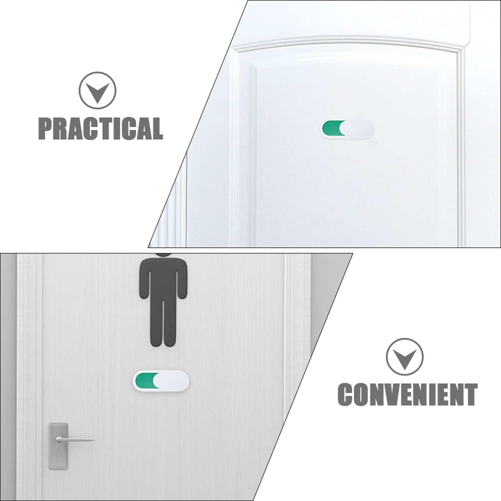ป้ายแสดงสถานะว่าง/มีคนใช้ 2 ชิ - Home Bathroom Occupied Sign บทวิจารณ์และราคา