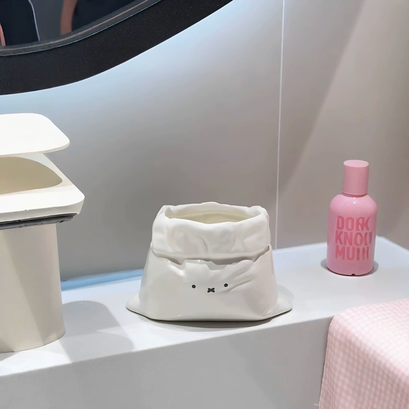กระเป๋าผ้าเก็บของขนาดเล็ก ลายม - Home Edit Bathroom Storage บทวิจารณ์และราคา