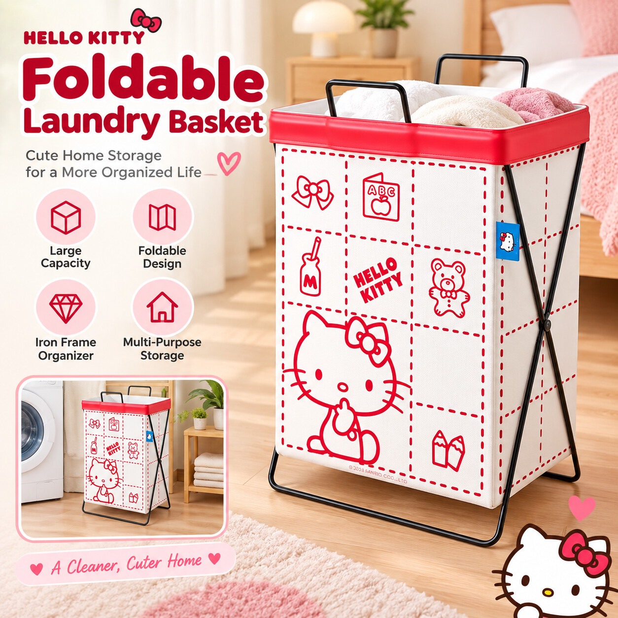 ซินนามอนโรล คุโรมิ ซานริโอ ตะก - Home Edit Bathroom Storage บทวิจารณ์และราคา