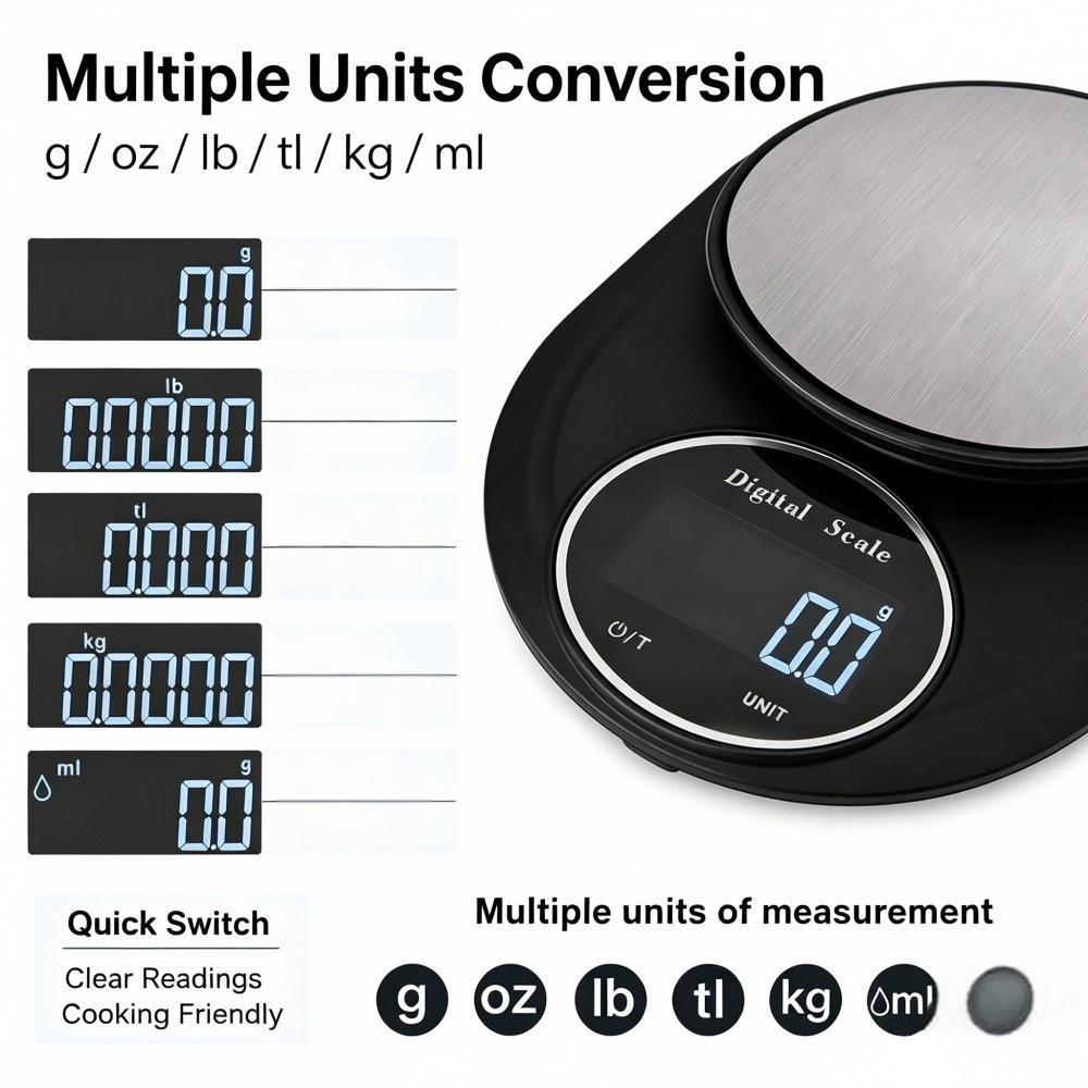 เครื่องชั่งดิจิตอลขนาดเล็กแบบพ - Home Kitchen & Bathroom บทวิจารณ์และราคา