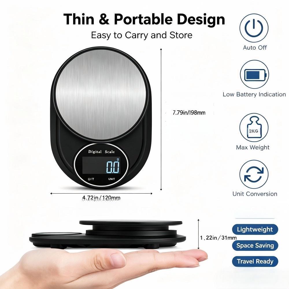 เครื่องชั่งดิจิตอลขนาดเล็กแบบพ - Home Kitchen & Bathroom บทวิจารณ์และราคา
