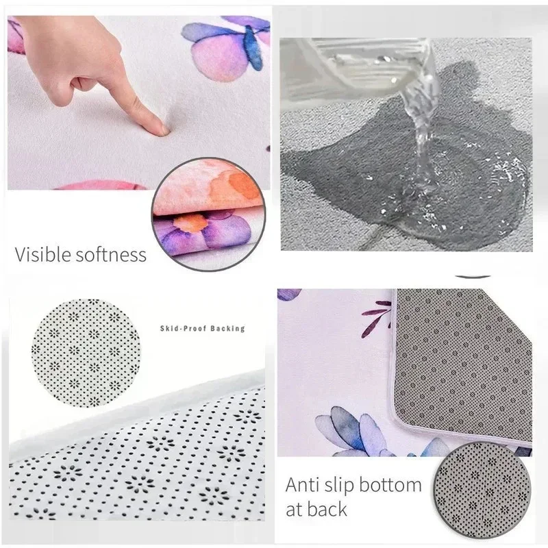 Retro Design พรมสําหรับห้องนั่ - Home Toilet Bathroom Design บทวิจารณ์และราคา