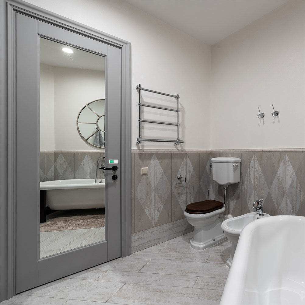 ป้ายอะคริลิกติดประตู 4 ชิ้น สำ - Home Bathroom Occupied Sign บทวิจารณ์และราคา