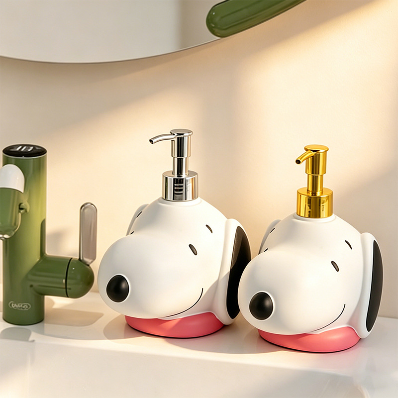 ขวดจ่ายสบู่การ์ตูนคาวาอิ สนูปป - Japan Bathroom.Home บทวิจารณ์และราคา