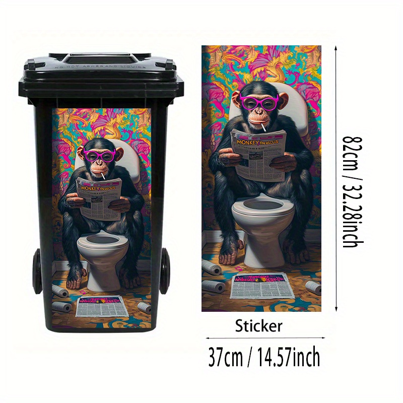 สติกเกอร์ติดถังขยะรูปตัวทาร์เซ - Home Toilet Bathroom Design บทวิจารณ์และราคา